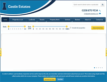 Tablet Screenshot of letbycastle.co.uk